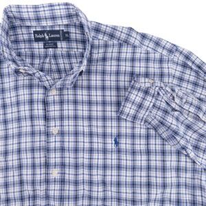 Polo Ralph Lauren Men's XL Blaire Long Sleeve Pocket Oxford Button Up Shirt Pony